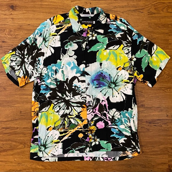 Jams World Shirts Vintage Jams World Shirt Hawaii St Tropez Floral